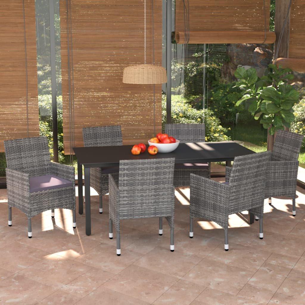 VidaXL Essgruppe poly-rattan  