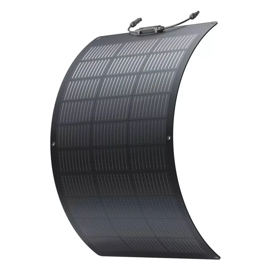 ECOFLOW Pannello solare 100W Flexible Solar Panel Nero