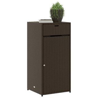 VidaXL Armoire de rangement de jardin rotin synthétique  