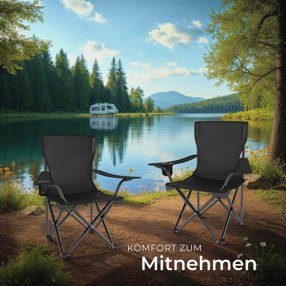 Tectake  2 Campingstühle Gil 
