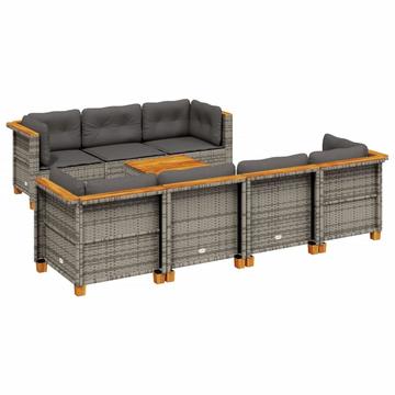 Garten sofagarnitur poly-rattan