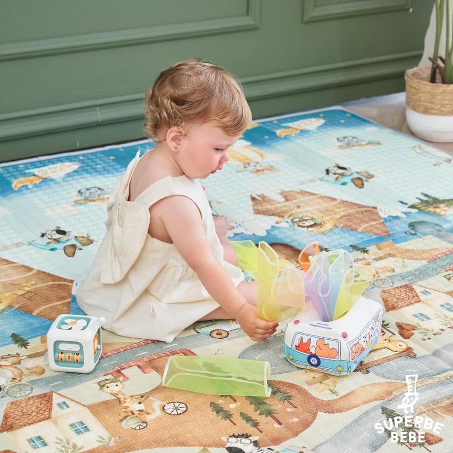 Activity-board  Stoffbox frühes Lernspielzeug - Pädagogische Aktivitäten Lernspielzeug Sinnliches Babyspielzeug 