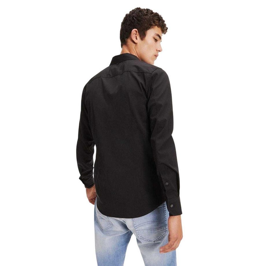 TOMMY JEANS Stretch Langarmhemd  