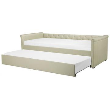 Bett mit Lattenrost aus Polyester Glamourös LIBOURNE