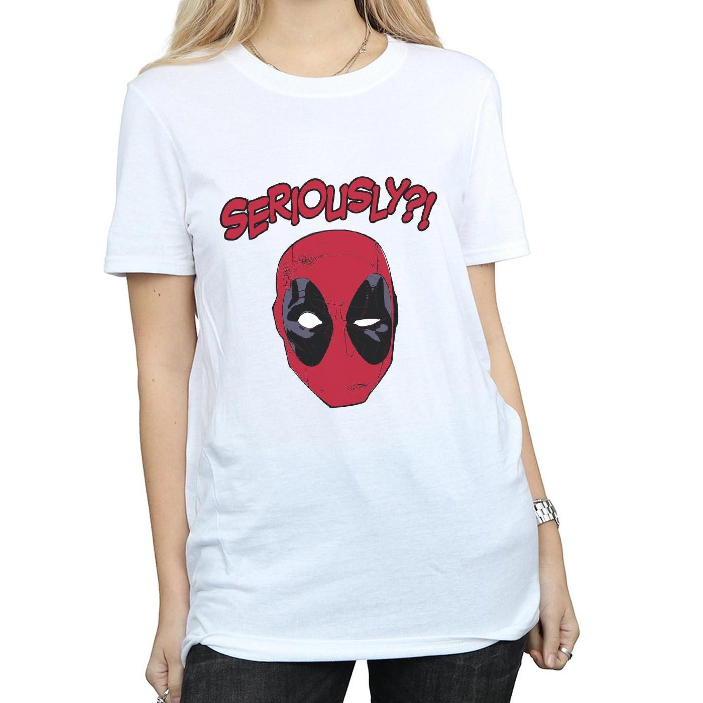 Deadpool Seriously T-Shirt Imprimé  
