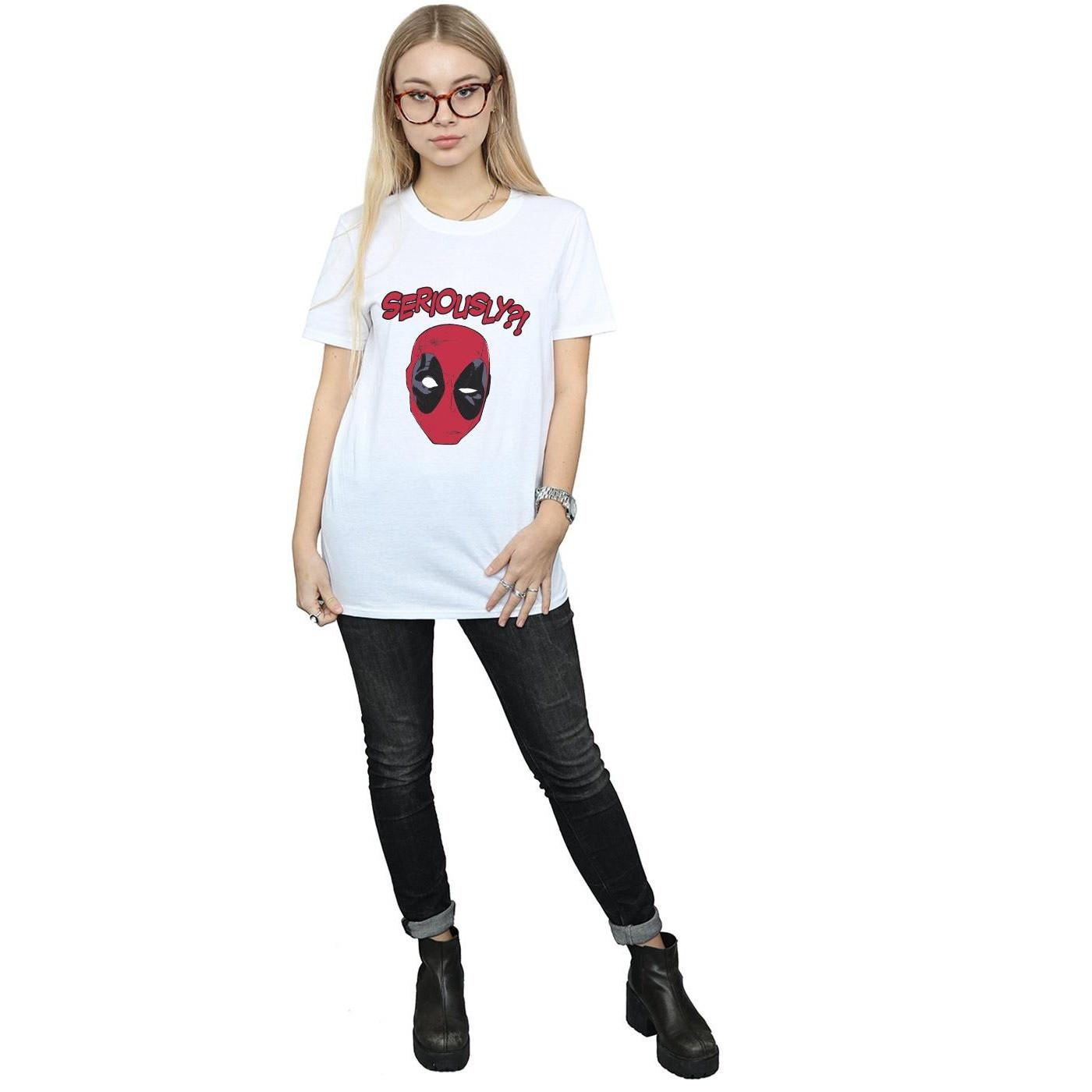 Deadpool Seriously T-Shirt Imprimé  