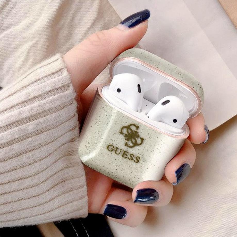 GUESS  Guess AirPods Glitter Hülle Rosegold 