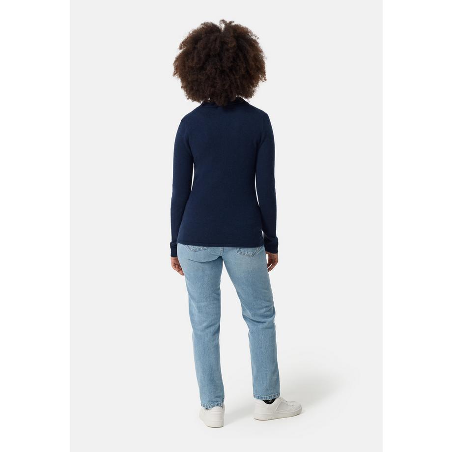 CASH-MERE.CH Polo Cashmere Maniche Lunghe  