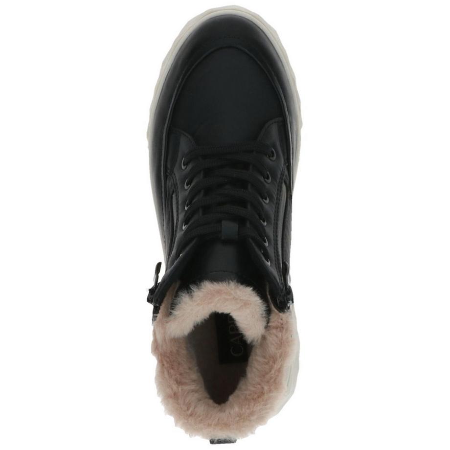 CAPRICE Bottines avec talon imprimé léopard et doublure chaude  
