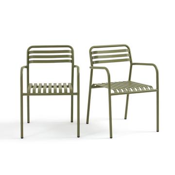 Lot de 2 fauteuils de jardin