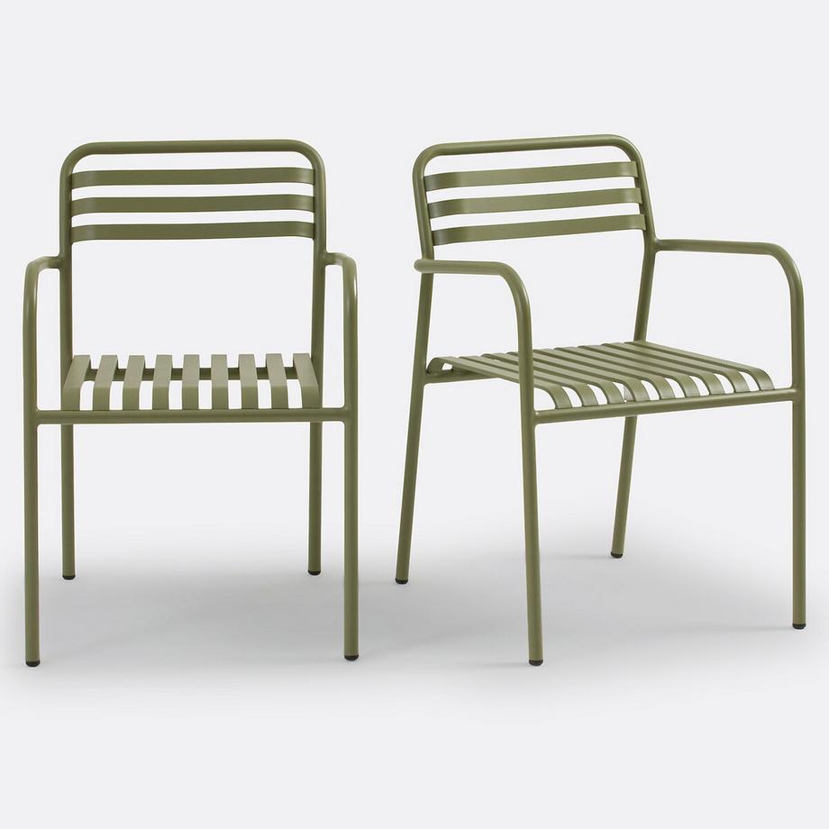 2er-Set Gartenstühle Manni