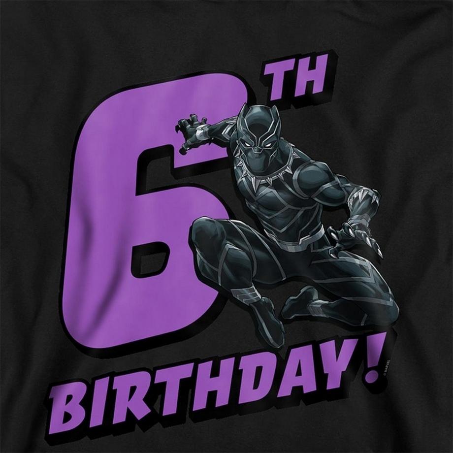 Black Panther  Sweat À Capuche 6ème Anniversaire 