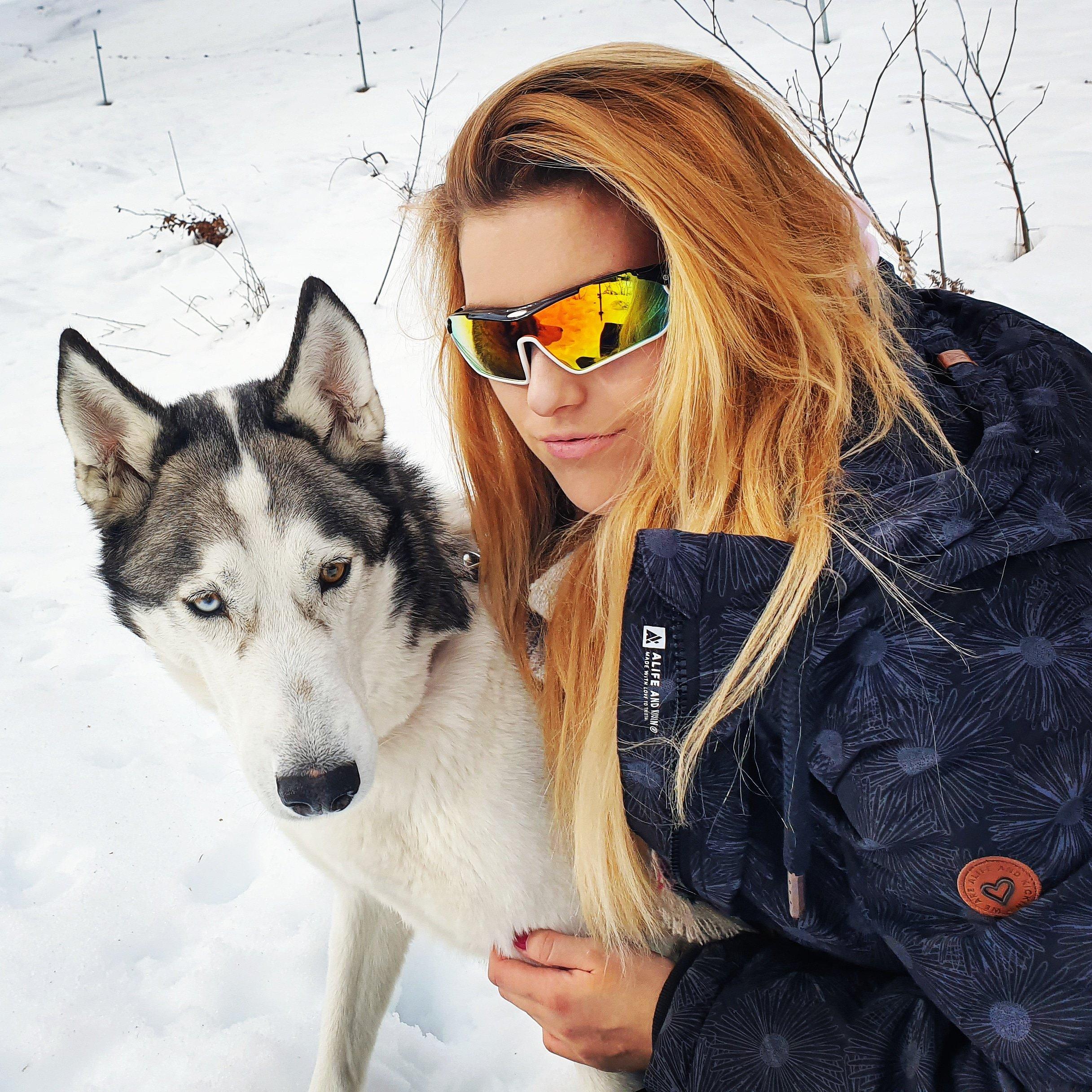 YEAZ  SUNRAY Lunettes de soleil/sport noir/blanc/rouge 