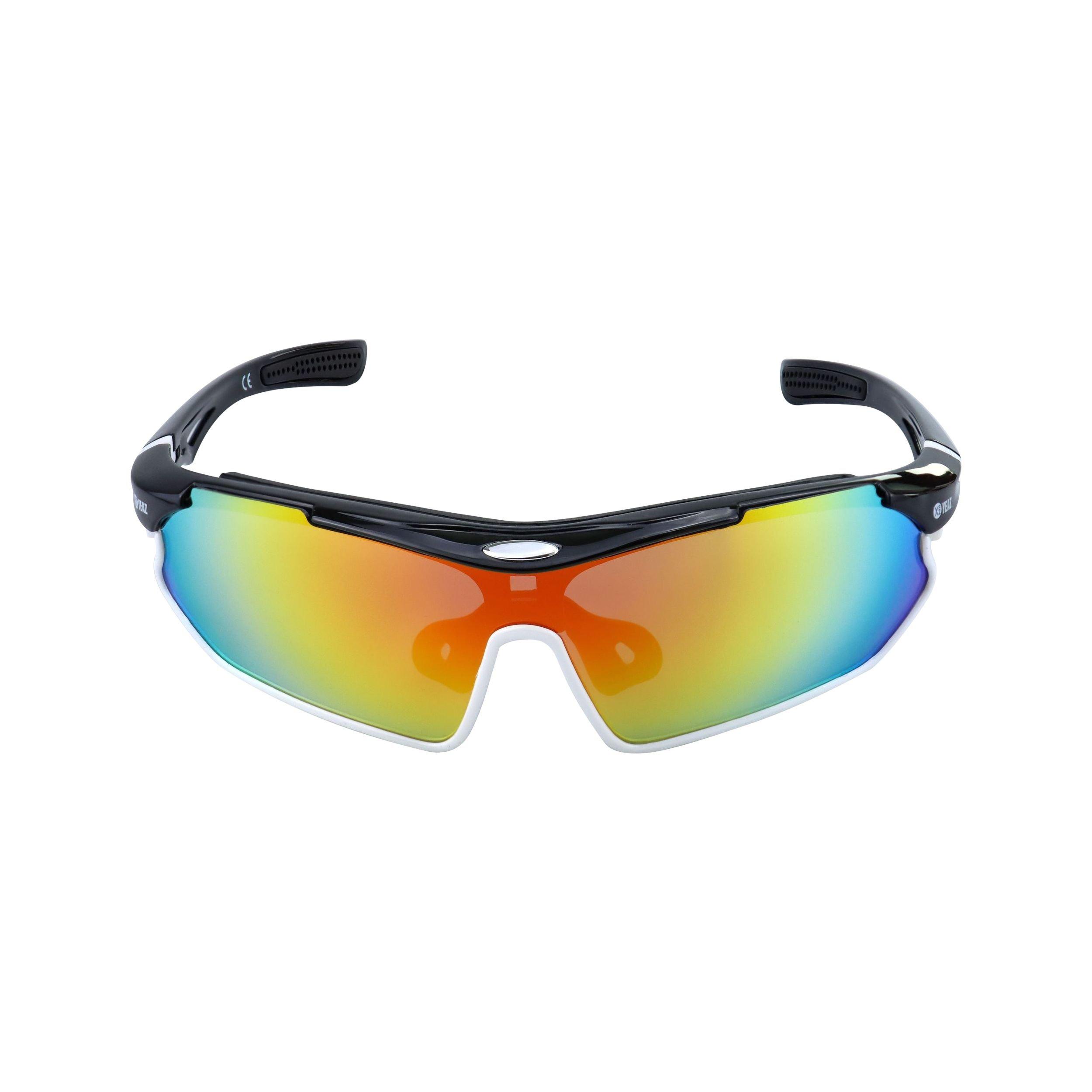 YEAZ  SUNRAY Lunettes de soleil/sport noir/blanc/rouge 