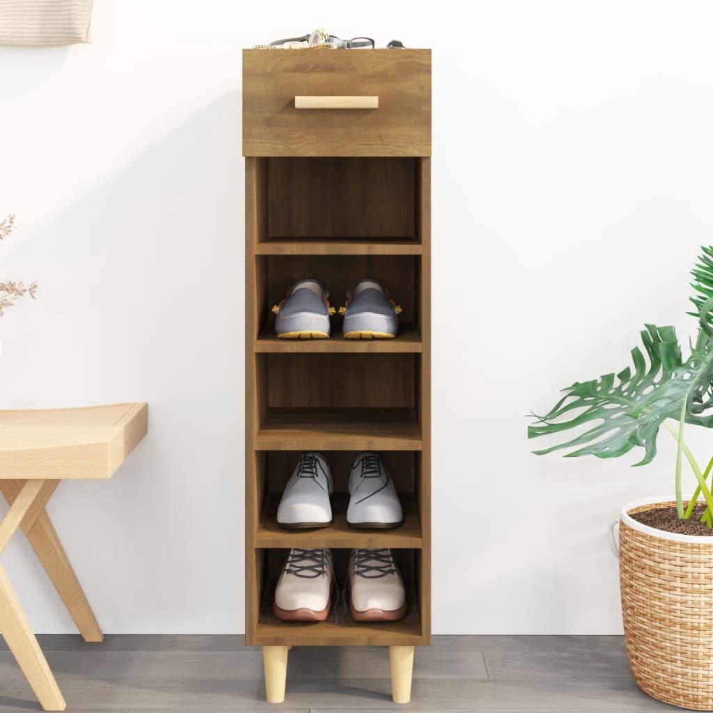 VidaXL Armoire à chaussures bois d'ingénierie  