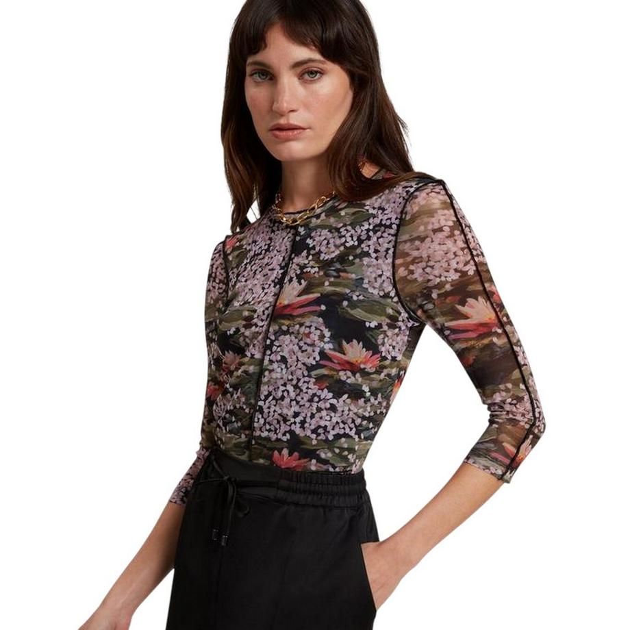 TED BAKER T-Shirt en maille avec motif floral  