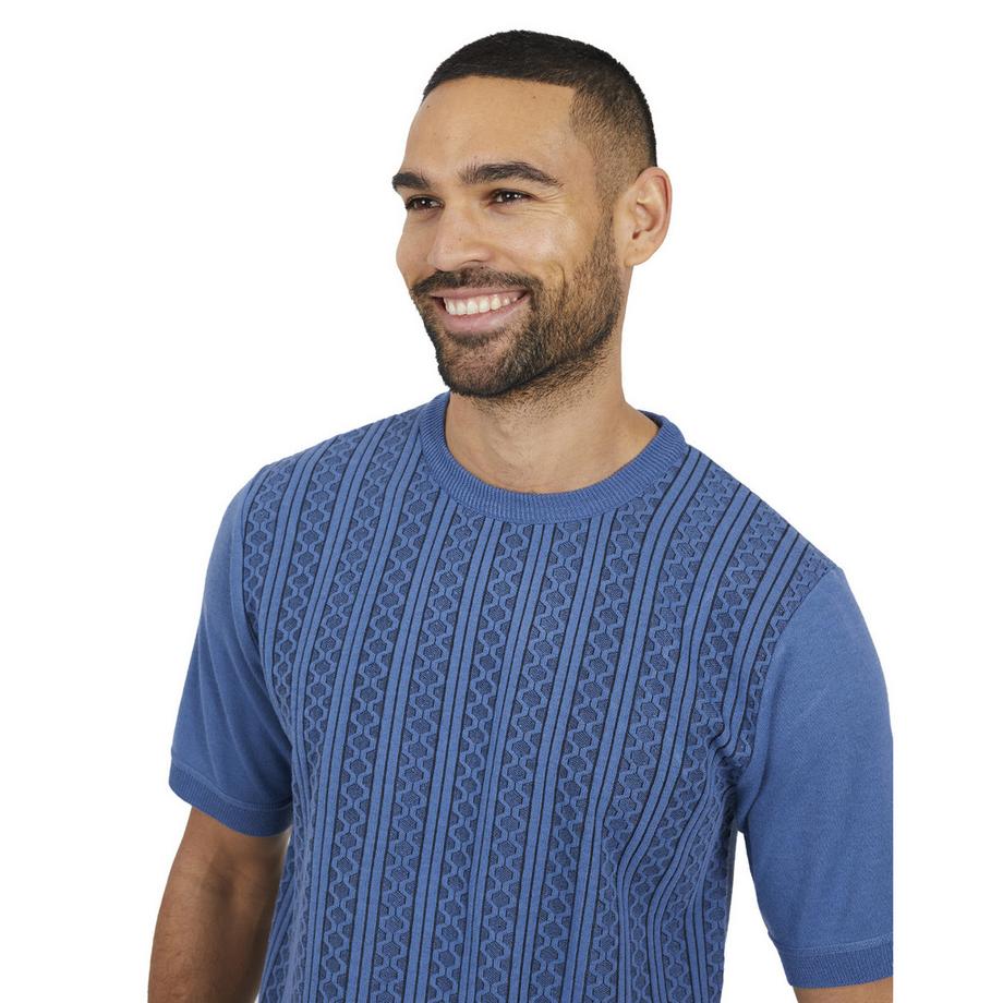 Brave Soul Top Lavorato a Maglia Maniche Corte Girocollo  