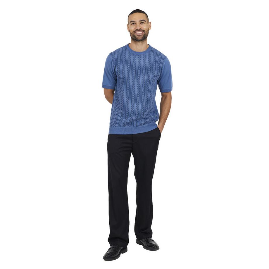 Brave Soul Top Lavorato a Maglia Maniche Corte Girocollo  