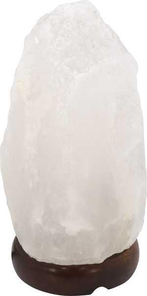mutoni Lampe à poser Stone cristal de sel blanc 1xE14  