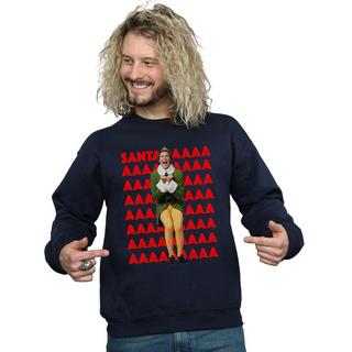 Elf Buddy Santa Rundhals-Sweatshirt  