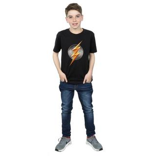 DC COMICS  Tshirt JUSTICE LEAGUE MOVIE FLASH EMBLEM 