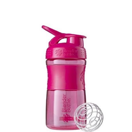 Blender Bottle  20oz / 590ml BlenderBottle SportMixer Flip, Pink 