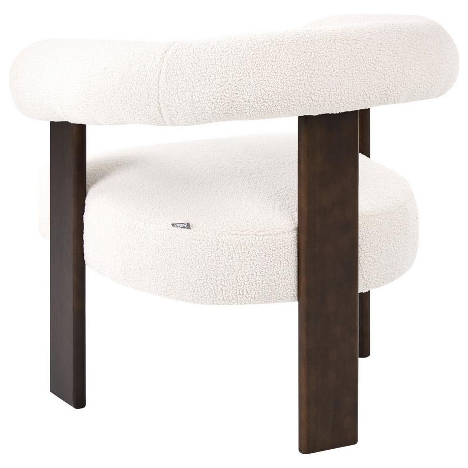 Beliani Fauteuil en Bouclé Rétro ILBRO  