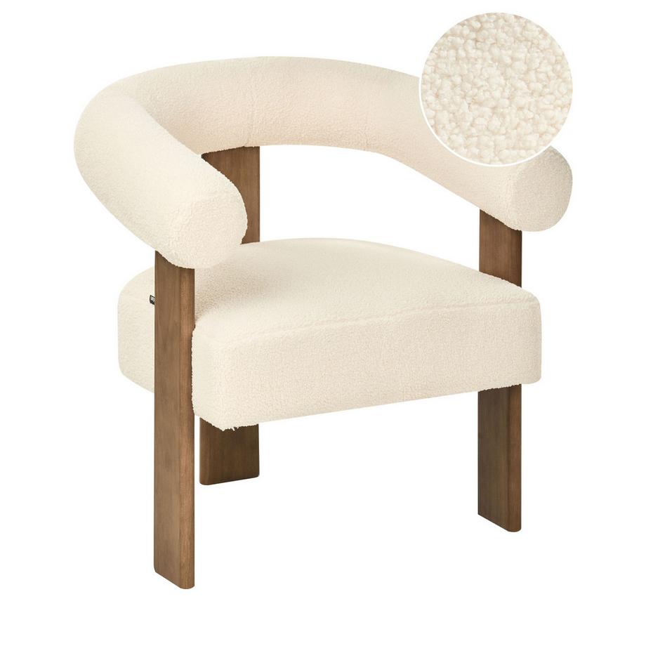 Fauteuil en Bouclé Rétro ILBRO