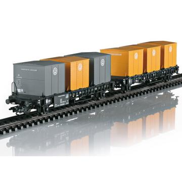 Märklin Type Laabs Container Transport Car pièce pour modèle à l'échelle et accessoires Wagon à marchandises