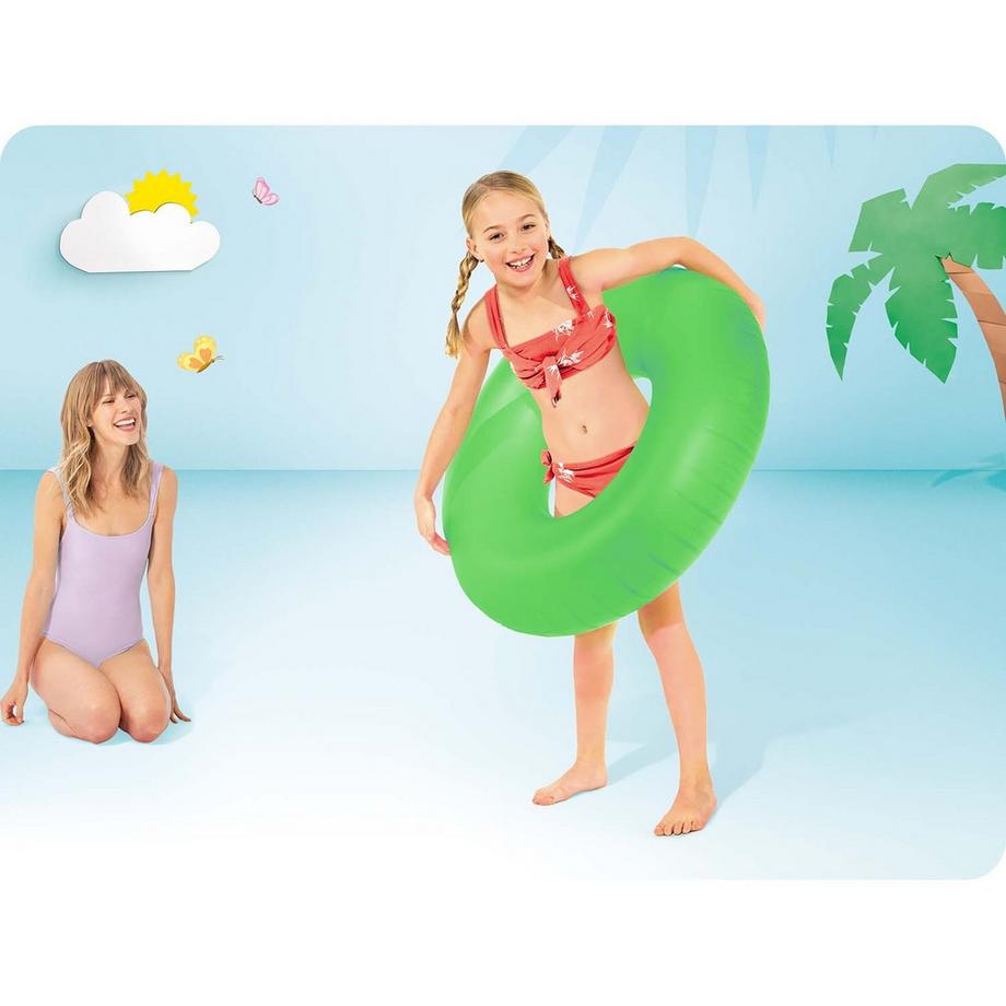 B2X  Anello da nuoto neon, diametro 91 cm - 3 colori INTEX 59262 verde 