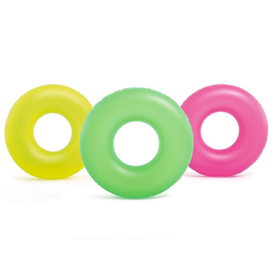 B2X  Anello da nuoto neon, diametro 91 cm - 3 colori INTEX 59262 verde 