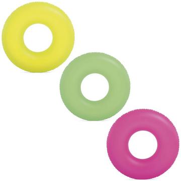 Anello da nuoto neon, diametro 91 cm - 3 colori INTEX 59262 verde