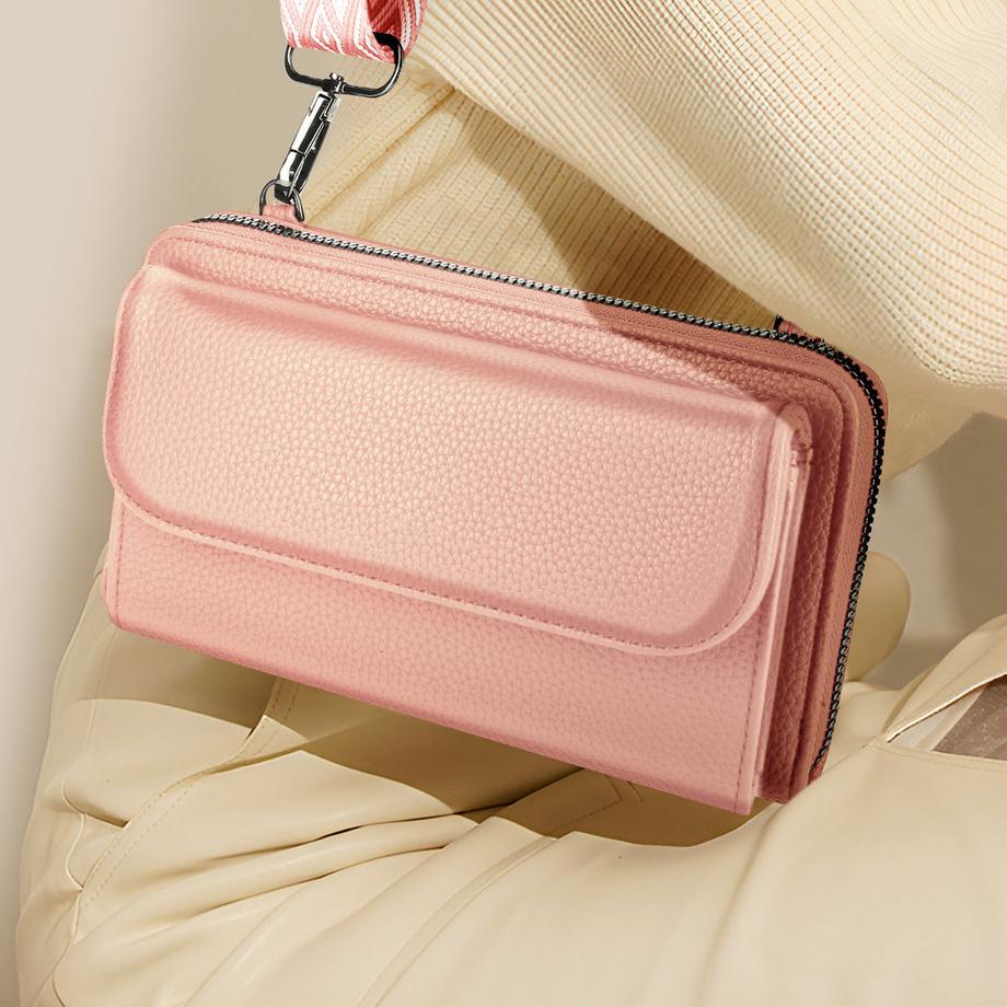 Gallantry Leder Schultertasche Portemonnaie  