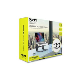 Port  PORT Ergonomic Notebook Stand 901103 alu, from 10 to 15.6 inch 