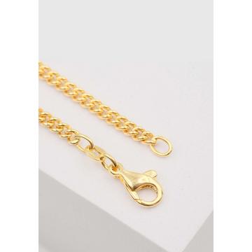 Collier Panzer Gelbgold 750, 2.7mm, 50cm