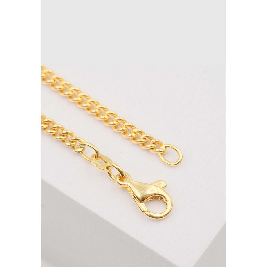 Collier Panzer Gelbgold 750, 2.7mm, 50cm