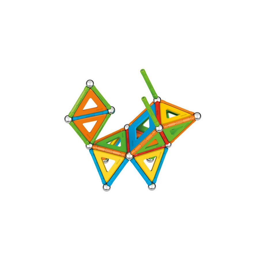 Geomag  Supercolor magnetische Bausteine für Kinder, magnetisches Spielzeug, grüne Kollektion 100 % recyceltes Plastik, 78 Teile 