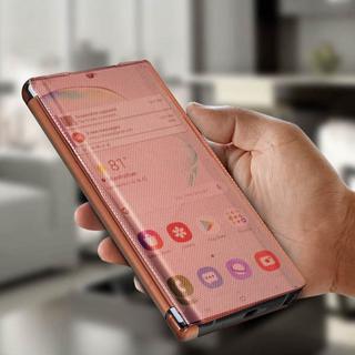 Avizar  Étui Chromé Galaxy Note 10 Rose 