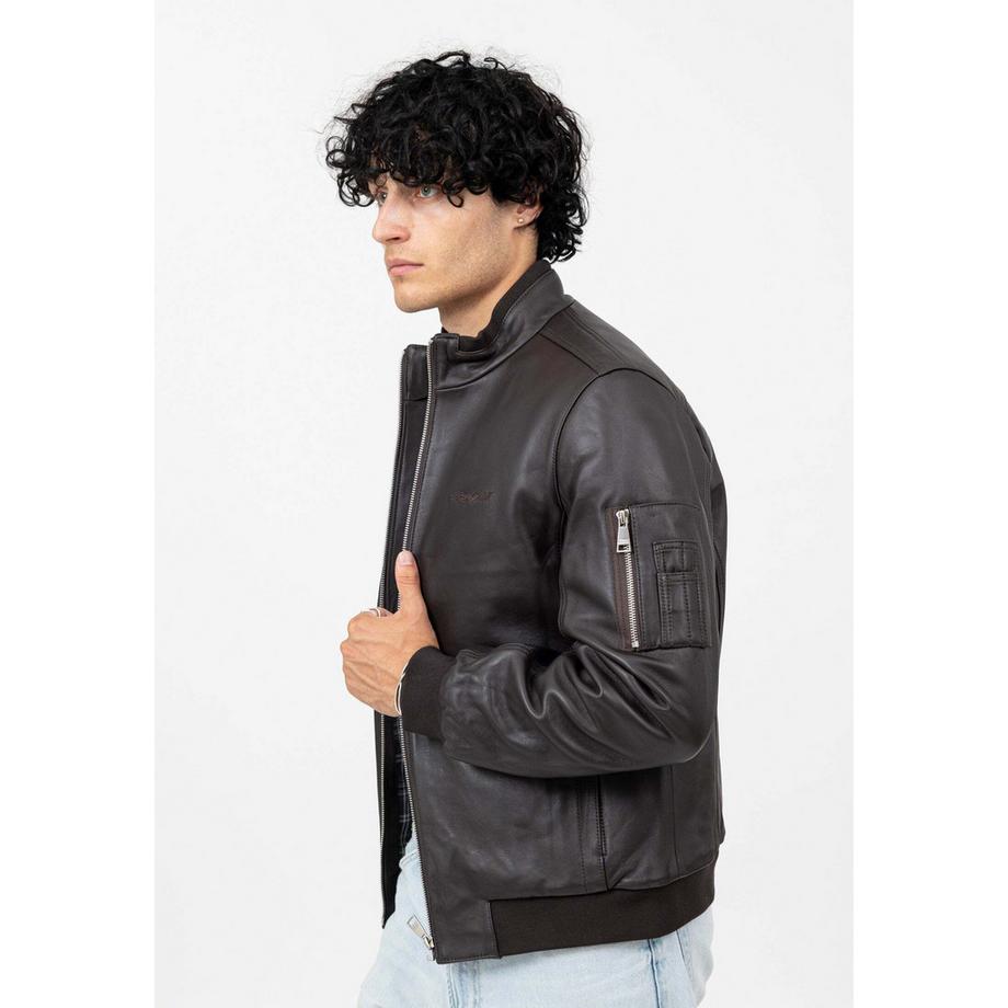 Bomber Veste en cuir Denver-M  