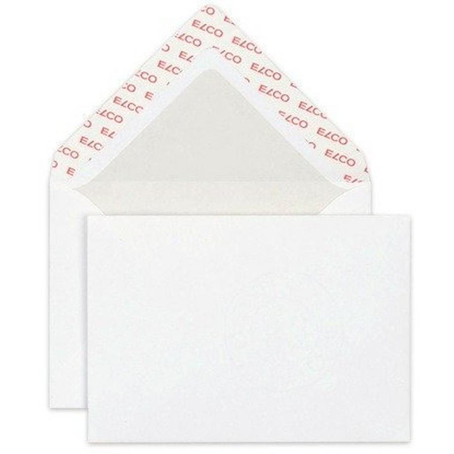 elco ELCO Couvert Dom o/Fenster C6 36415.10 100g, weiss 250 Stück  