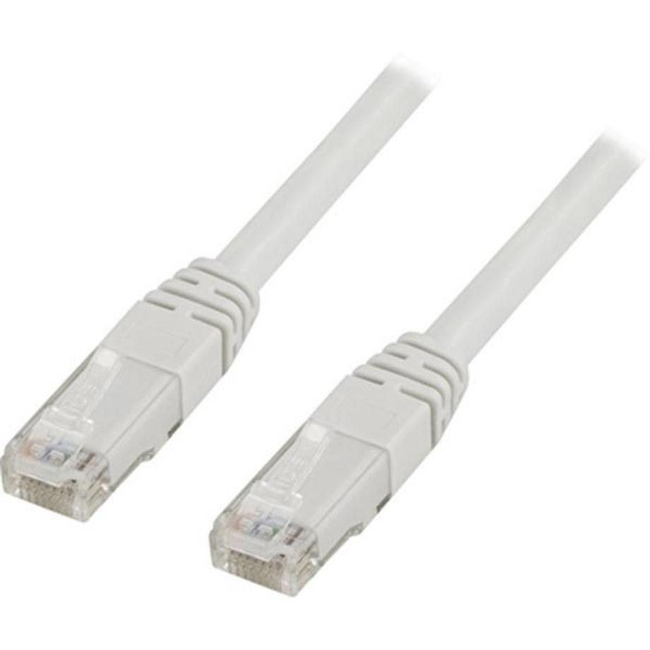 DELTACO  Câble réseau câble patch UTP Cat6 0,3 m, blanc 