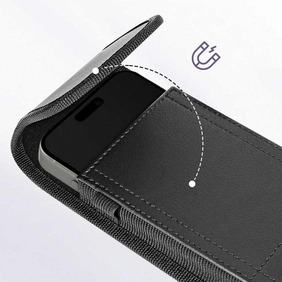Avizar  6.9'' Smartphone Gürteltasche Schwarz 