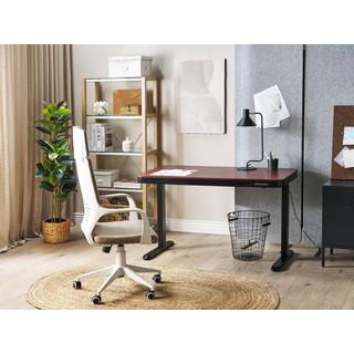 Beliani Bureau réglable en hauteur électriquement en Panneau de particules de bois Moderne KENLY  