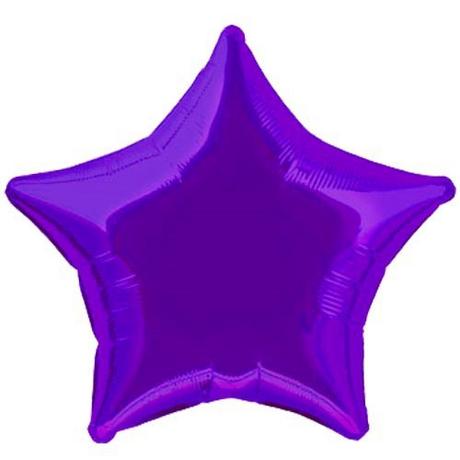 Unique  Ballon Mylar Etoile Violet 