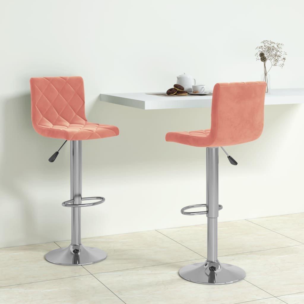 VidaXL Tabouret de bar velours  