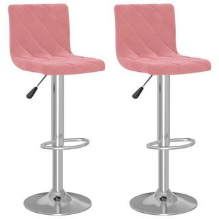 VidaXL Tabouret de bar velours  