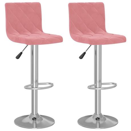 VidaXL Tabouret de bar velours  