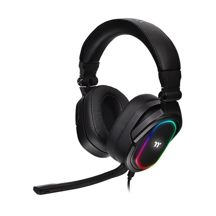 Thermaltake  ARGENT H5 RGB Casque Avec fil Arceau Jouer Noir 