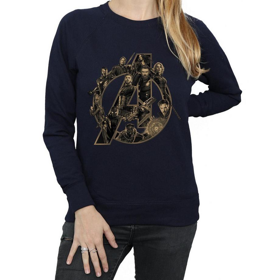 MARVEL Avengers Infinity War Imprimé Graphique Sweatshirt  