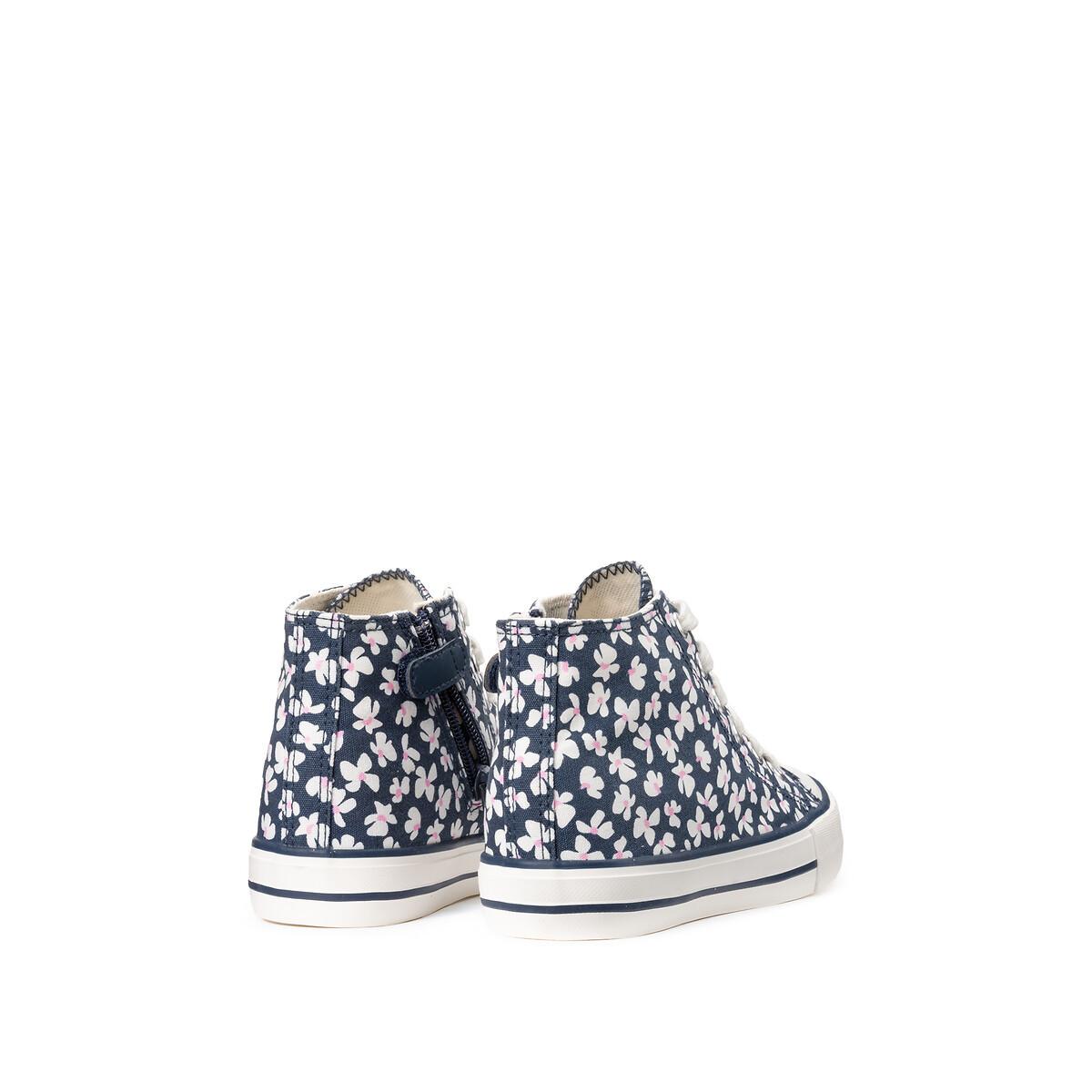 La Redoute Collections  Hohe Sneakers mit Blumenmuster 